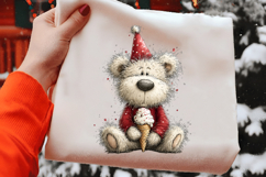 Whimsical Birthday Teddy Bear Clipart Product Image 2