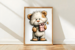 Whimsical Birthday Teddy Bear Clipart Product Image 3