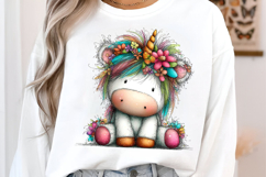 Whimsical Birthday Unicorn PNG Clipart Product Image 3