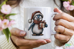 Whimsical Blue Christmas Clipart Bundle Product Image 3