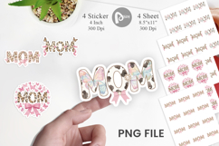 Boho MOM Butterfly Sticker Product Image 1