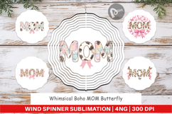 Boho MOM Butterfly Wind Spinner Product Image 1