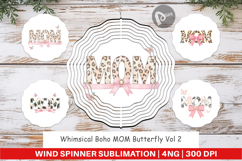 Boho MOM Butterfly Wind Spinner Product Image 1
