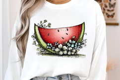 Whimsical Boho Watermelon Clipart Product Image 3