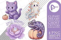 Botanical Ghost Flora Sublimation Product Image 1