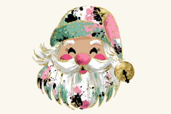 Whimsical Brush Stock Christmas Santa Clipart Product Image 2