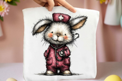 Whimsical Nurse Bunny Clipart Product Image 2