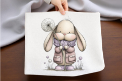 Whimsical Bunny Clipart Product Image 2