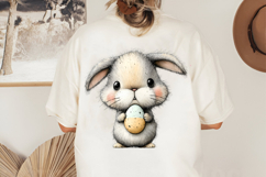 Whimsical Bunny Easter Clipart Product Image 2
