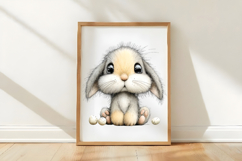 Whimsical Bunny Easter Clipart Product Image 3