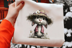 Whimsical Bunny Easter Clipart Product Image 2