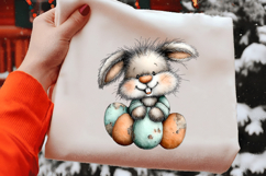 Whimsical Bunny Easter Clipart Product Image 2