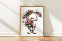 Whimsical Bunny Easter Clipart Product Image 3
