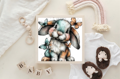 Whimsical Bunny Easter Clipart Product Image 3
