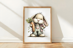 Whimsical Bunny Easter Clipart Product Image 3