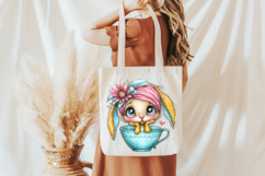 Whimsical Bunny Peeking Clipart Product Image 5