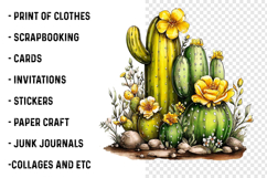 Whimsical Cactus Clipart Product Image 2