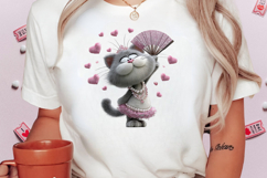 Whimsical Cat Sublimation PNG Product Image 2