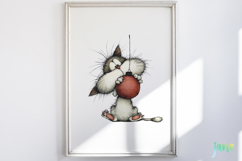 Whimsical Cats Christmas Sublimation Product Image 2