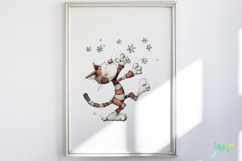 Whimsical Cats Christmas Sublimation Product Image 2