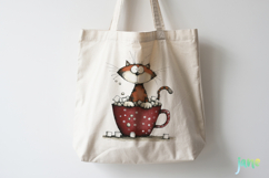 Whimsical Cats Christmas Sublimation Product Image 3