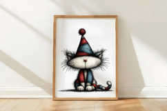 Whimsical Cats Clipart PNG Product Image 3