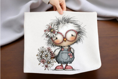 Whimsical Chick Clipart PNG Product Image 2