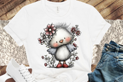 Whimsical Chick Clipart PNG Product Image 3