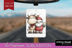 Whimsical Christmas Air Freshener PNG - Cute Animal PNG Product Image 1