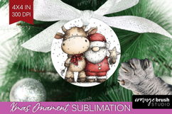 Whimsical Christmas Ornament PNG - Cute Animal PNG Product Image 1