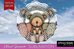 Whimsical Christmas Wind Spinner Sublimation PNG - Cute Product Image 1