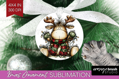 Whimsical Christmas Ornament PNG - Cute Animal PNG Product Image 1