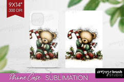 Whimsical Christmas Phone Case PNG - Cute Animal Case PNG Product Image 1