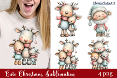Whimsical Christmas clipart. Winter clipart Sublimation Product Image 1