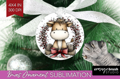 Whimsical Christmas Ornament PNG - Cute Animal PNG Product Image 1