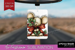 Whimsical Christmas Air Freshener PNG - Cute Animal PNG Product Image 1