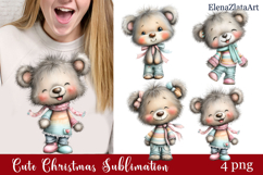 Whimsical Christmas clipart. Winter clipart Sublimation Product Image 1