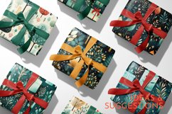 Whimsical Christmas Foliage | Seamless Digital Paper JPG 12" Product Image 4