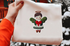 Whimsical Christmas Angel Clipart Product Image 2