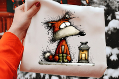 Whimsical Christmas Animal Clipart Product Image 2