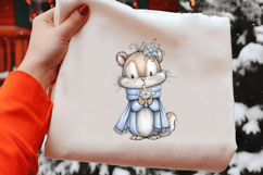 Whimsical Christmas Animal Clipart Product Image 2