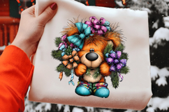 Whimsical Christmas Animal Clipart Product Image 2