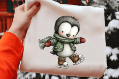 Whimsical Christmas Animal Clipart Product Image 2