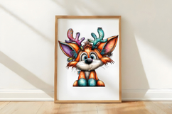 Whimsical Christmas Animal Clipart Product Image 3