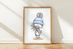 Whimsical Christmas Animal Clipart Product Image 3