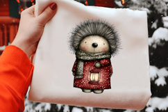 Whimsical Christmas Animal Clipart PNG Product Image 2