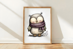 Whimsical Christmas Animals Clipart Product Image 3