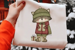 Whimsical Christmas Animals Clipart Product Image 2