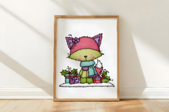 Whimsical Christmas Animals Clipart Product Image 3