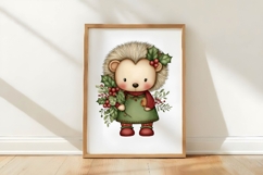 Whimsical Christmas Animals Clipart Product Image 3